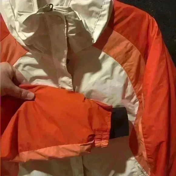 Women’s Columbia Fleece Lined Insulated White Pink Winter Jacket Size Large - Picture 2 of 6